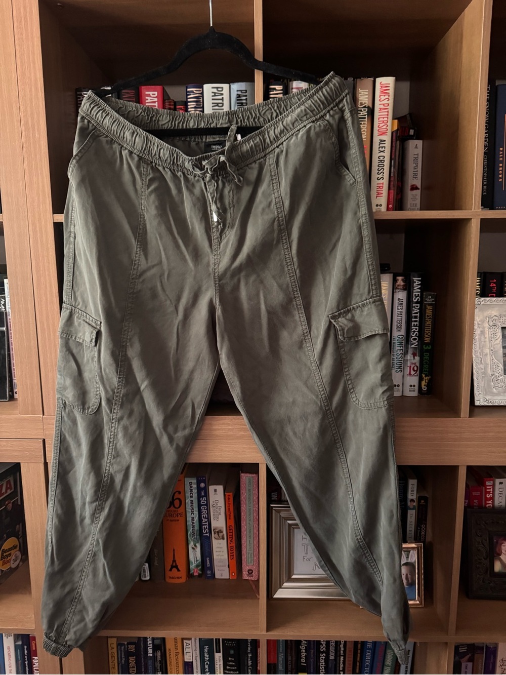 Mossimo Supply Co. Olive Green Cargo Jogger Pants